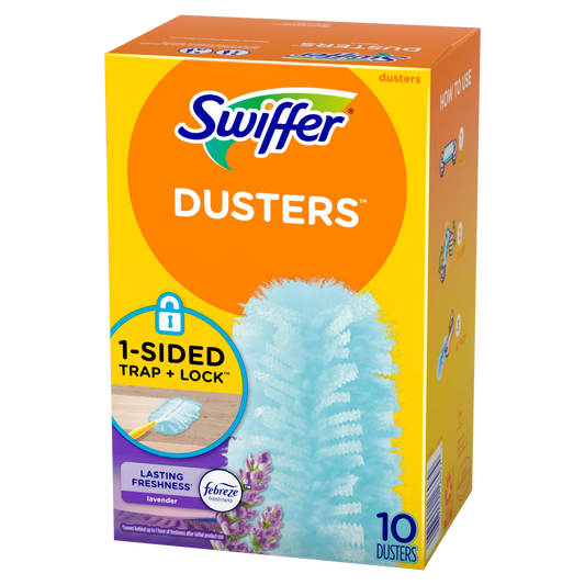 Swiffer Dusters Refill for Cleaning Feather & Microfiber Duster Alternative Lavender - 10ct