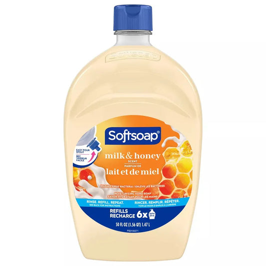 SoftSoap Liquid Hand Soap Refill Milk & Honey - 50oz