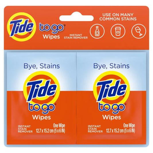 Tide To Go Instant Stain Remover Wipes - 2ct
