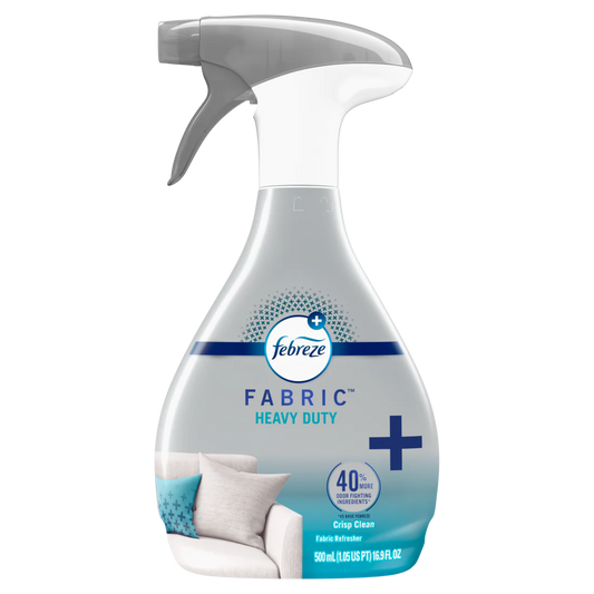 Febreze Odor-Fighting Fabric Refresher Heavy Duty Crisp Clean - 16.9oz