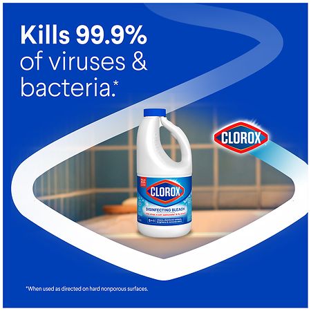 Clorox Bleach Liquid Regular Concentrated - 43oz