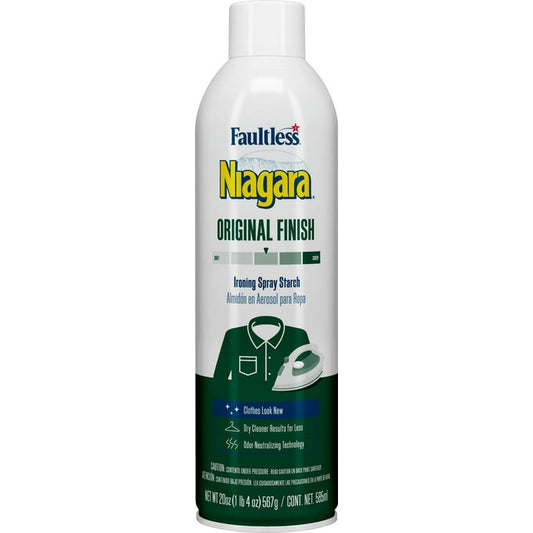 Faultless Niagara Original Finish Ironing Spray Starch, 20 fl oz
