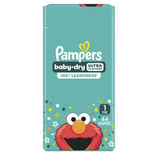 Pampers Baby Dry Diapers Size 1, 44 Count