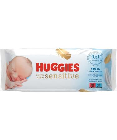 Huggies Pure Extra Care Sensitive Baby Wipes For the whole body 99% pure water Fragrance-free