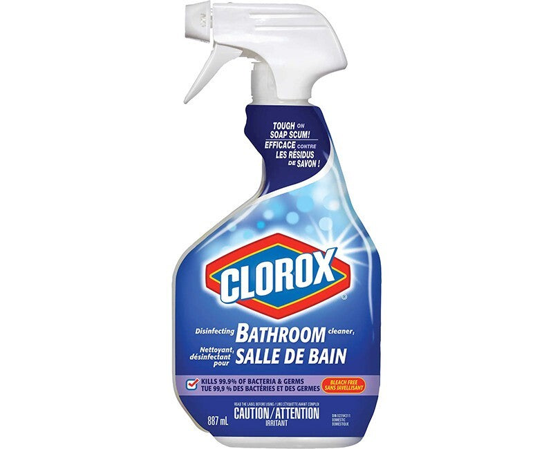 Clorox Bathroom Disinfecting Cleaner Spray, Original, 30 fl oz