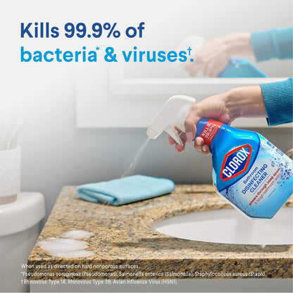 Clorox Bathroom Disinfecting Cleaner Spray, Original, 30 fl oz