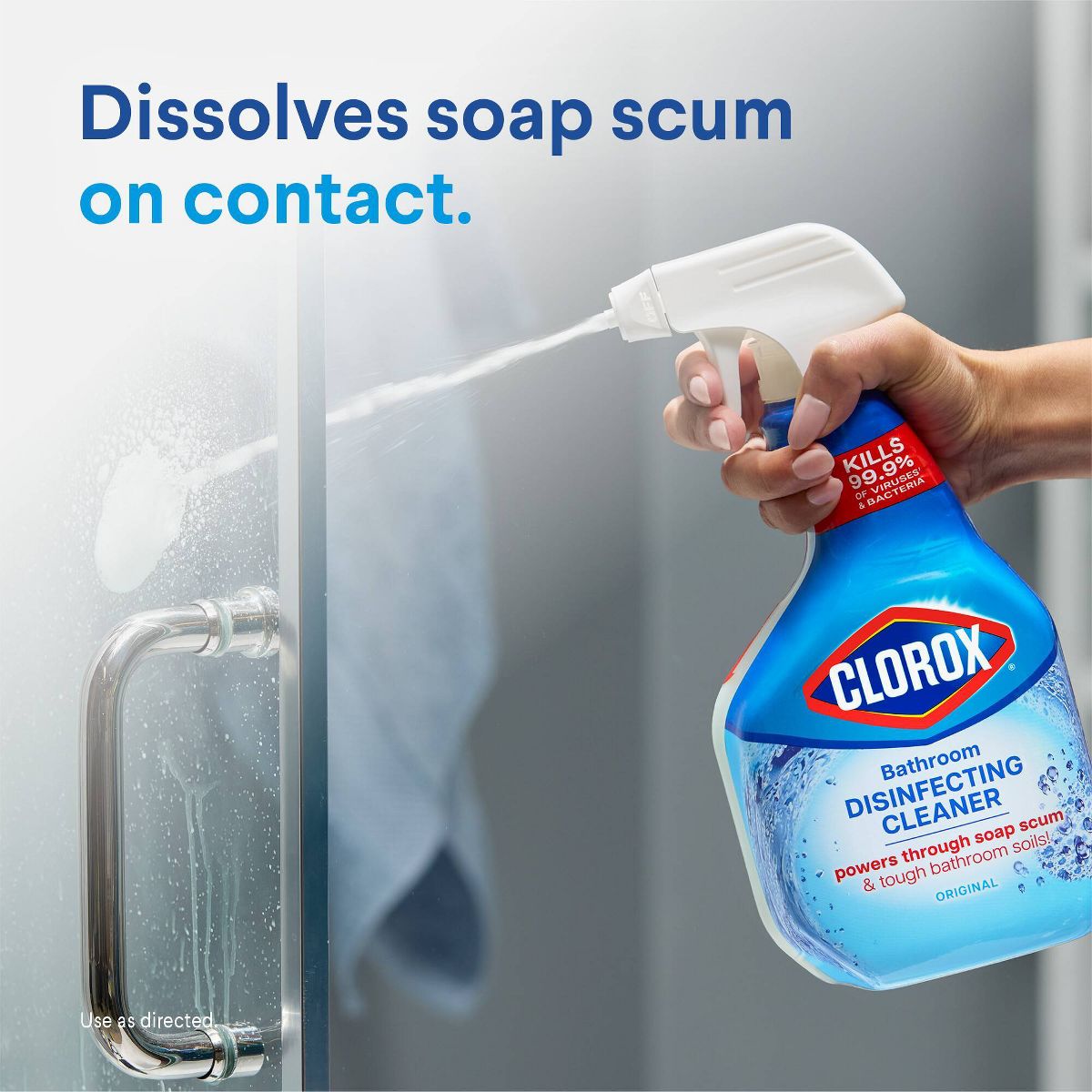 Clorox Bathroom Disinfecting Cleaner Spray, Original, 30 fl oz