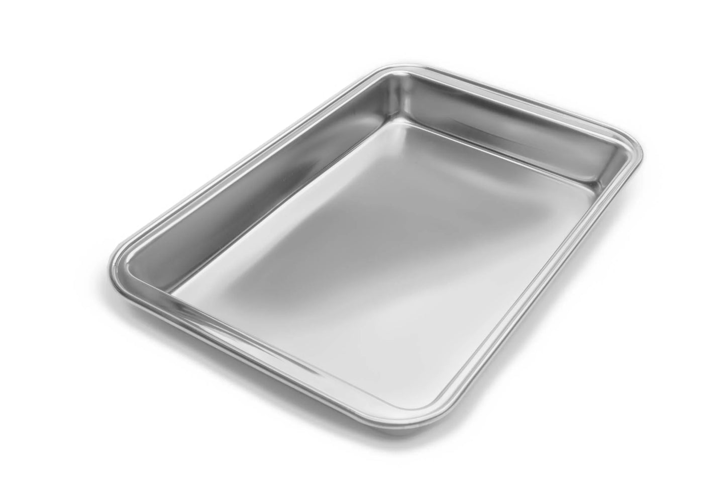 STAINLESS STEEL BAKING PAN, 11-INCH X 7-INCH