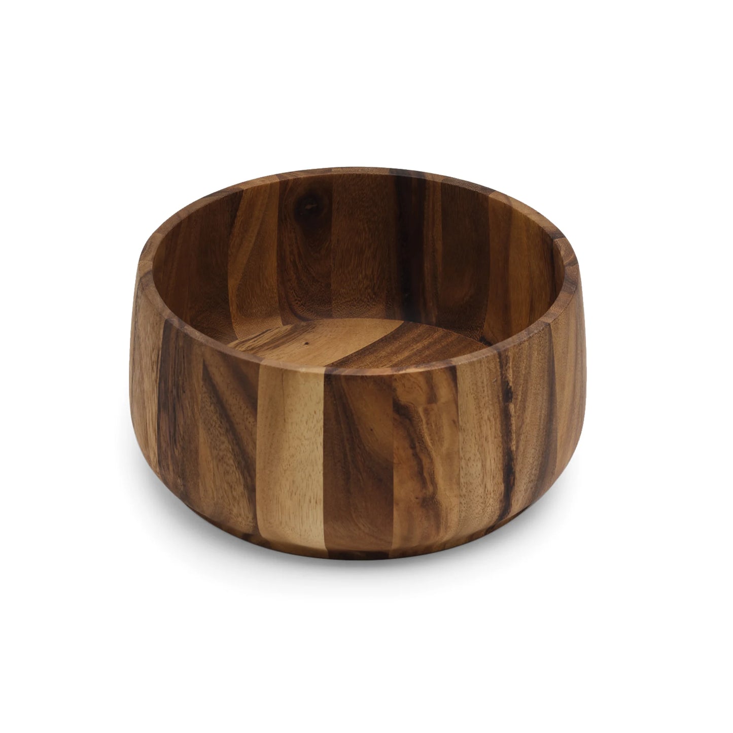 TULIP SALAD BOWL, ACACIA WOOD
