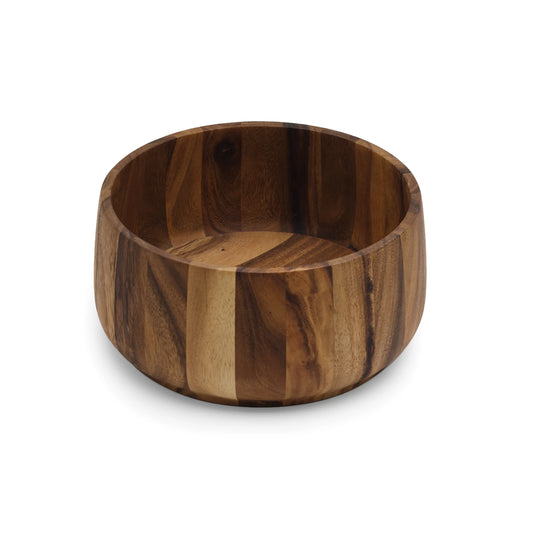 TULIP SALAD BOWL, ACACIA WOOD