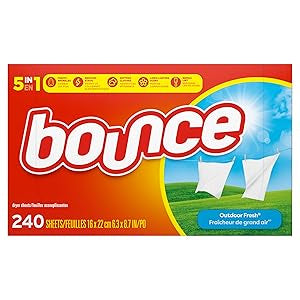Bounce Fabric Softener Sheets, Outdoor Fresh Scent, 240 Count