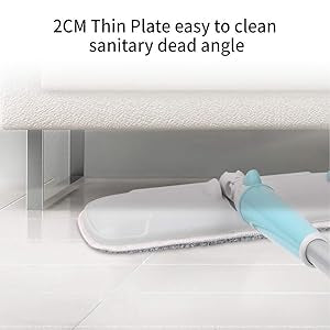 Maryya Microfiber Spray Mop Hard Floor Mop for Home Kitchen Wood Tile Laminate Ceramic Floor Cleaning Tool with 2 Extra Refills and 1 Scraper