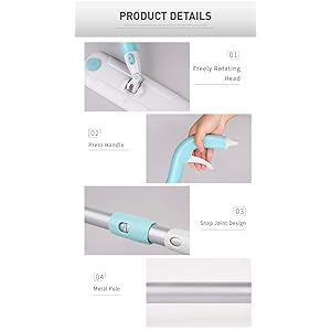 Maryya Microfiber Spray Mop Hard Floor Mop for Home Kitchen Wood Tile Laminate Ceramic Floor Cleaning Tool with 2 Extra Refills and 1 Scraper