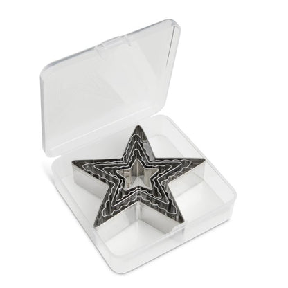 Mrs. Anderson's Baking Star Cutter with Storage Container, Set of 5