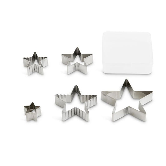 Mrs. Anderson's Baking Star Cutter with Storage Container, Set of 5