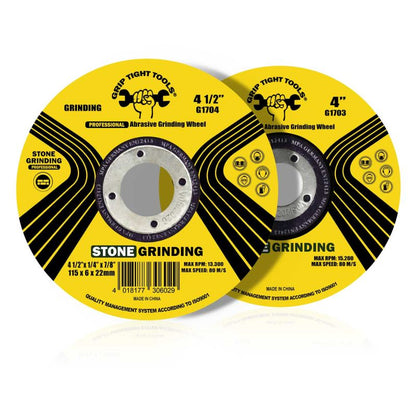 4 in. Professional Grinding Abrasive Stone Blade - For Stone 4" x 1/4" x 5/8"