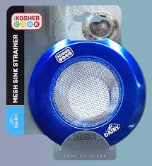 4.5" DAIRY Mesh Sink Strainer Blue
