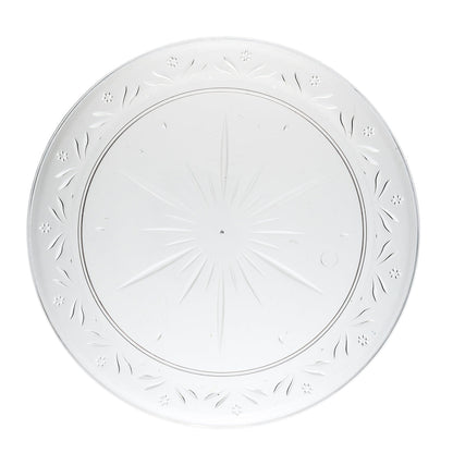 Embellish Clear - 10" Banquet Plates