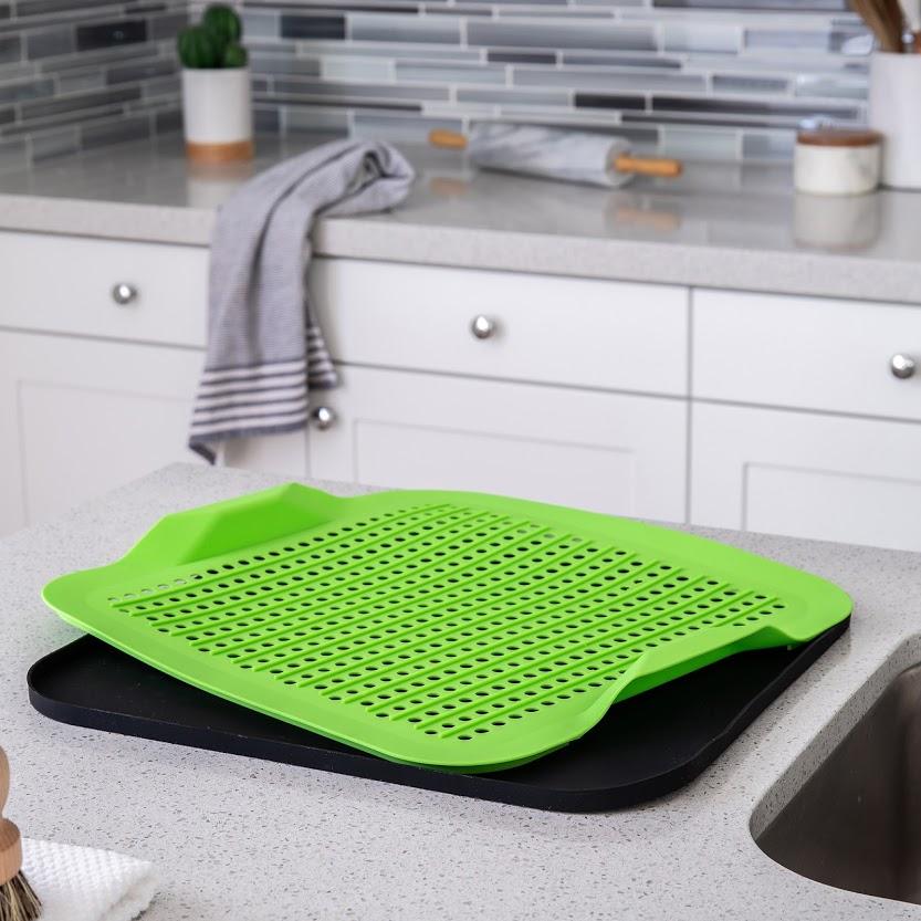 2-Piece Silicone Drying Mat