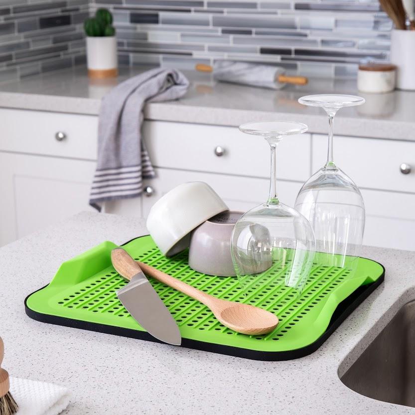 2-Piece Silicone Drying Mat