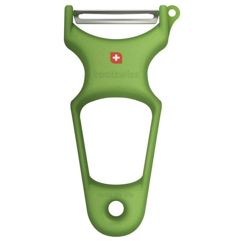 PeelersToolswiss Clasinox Vegetable Peeler with Blue Plastic Handle
