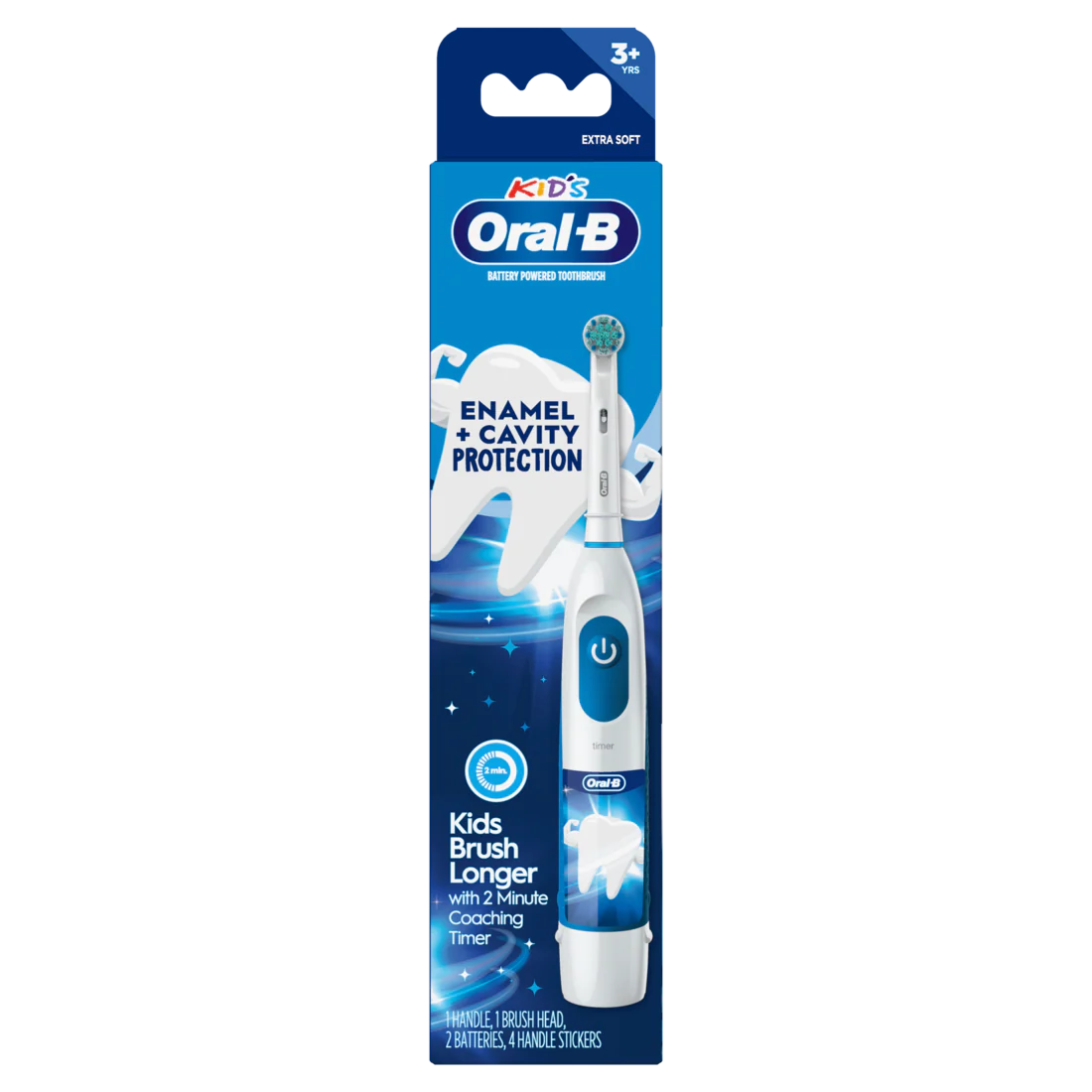 Oral-B Kid's Battery Toothbrush featuring Enamel + Cavity Protection Soft Bristles - 1ct