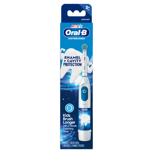 Oral-B Kid's Battery Toothbrush featuring Enamel + Cavity Protection Soft Bristles - 1ct