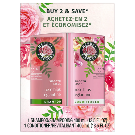 Herbal Essences Smooth Shampoo and Conditioner- (2x13.5)oz