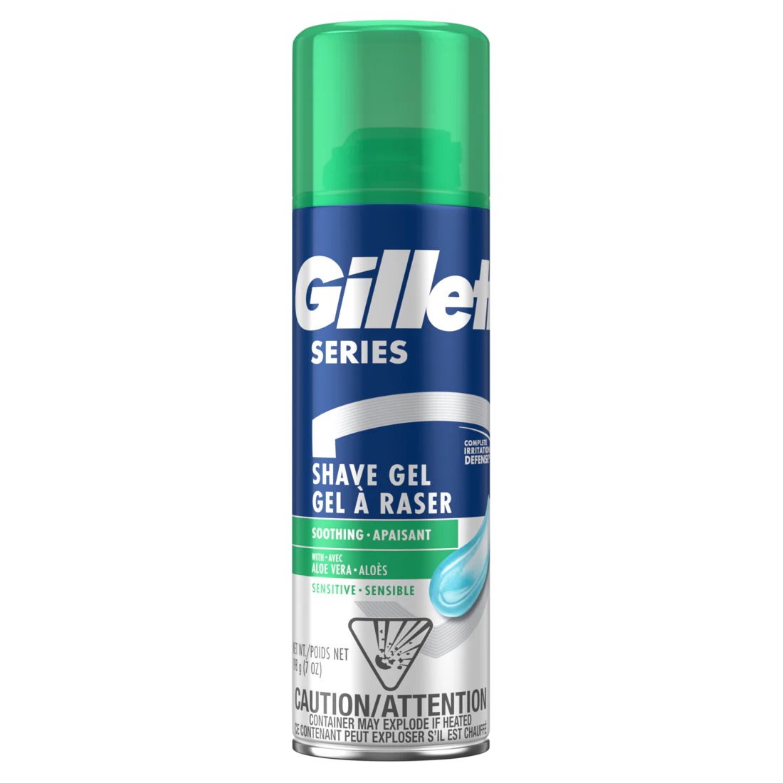 Gillette Series Soothing Shave Gel for men with Aloe Vera - 7oz/
