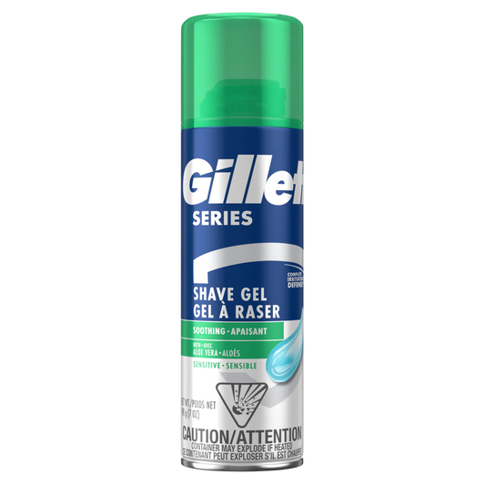 Gillette Series Soothing Shave Gel for men with Aloe Vera - 7oz/