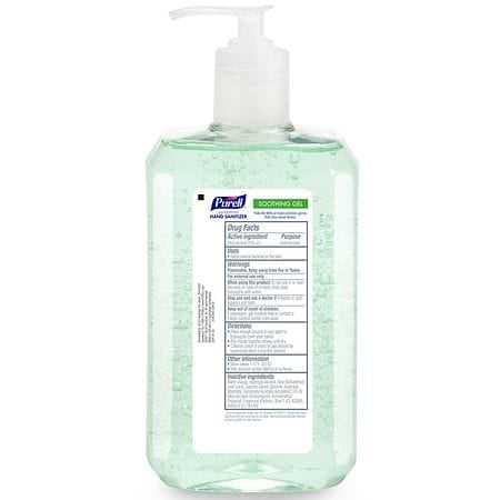 Purell Advanced Hand Sanitizer Soothing Gel With Pump, 24 fl oz
