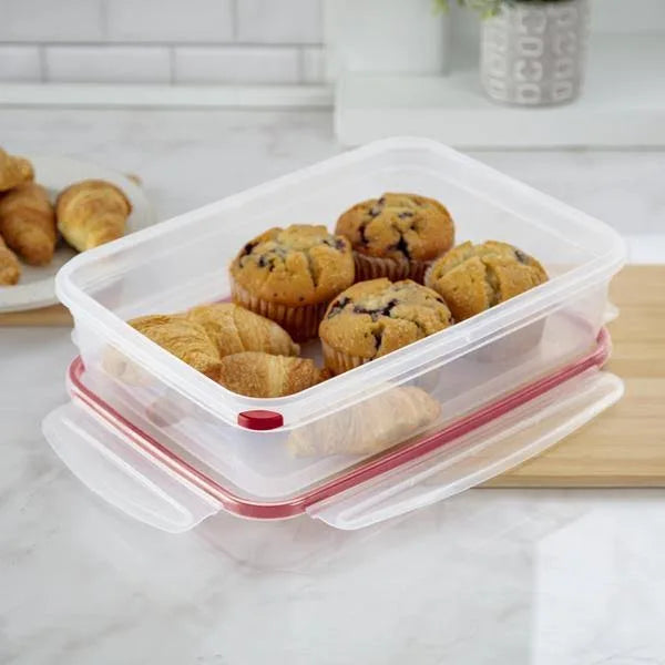 ULTRA SEAL RECT.CONTAINER- 16 cup RED