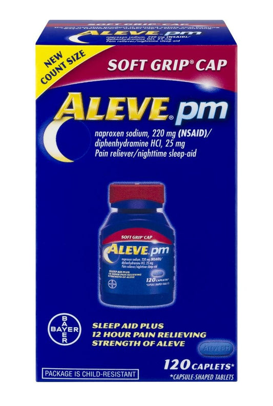 ALEVE PM 120 capsules ￼