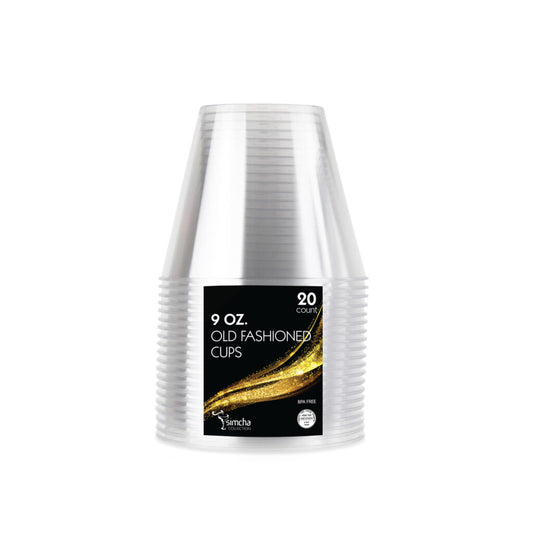 Clear 9oz Old Fash Cups (20 Count)