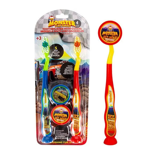 Toothbrush 4PK Monster Truck