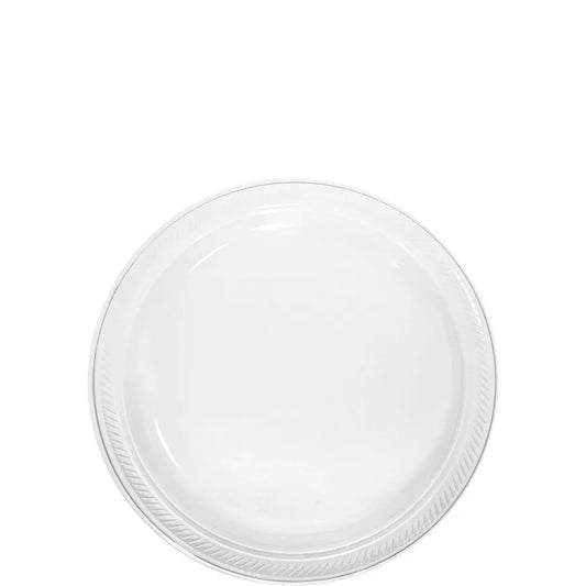 9 inch plastic plates 100 pack microwavable ￼