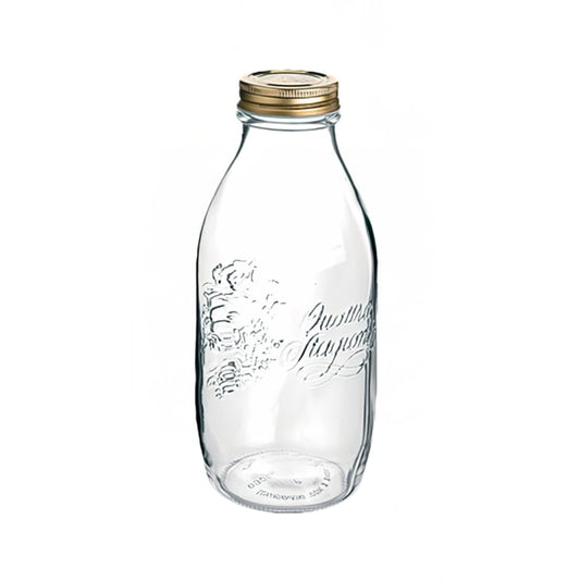 Glass Milk Jar 33oz