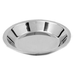 STAINLESS STEEL PIE PAN, 9″