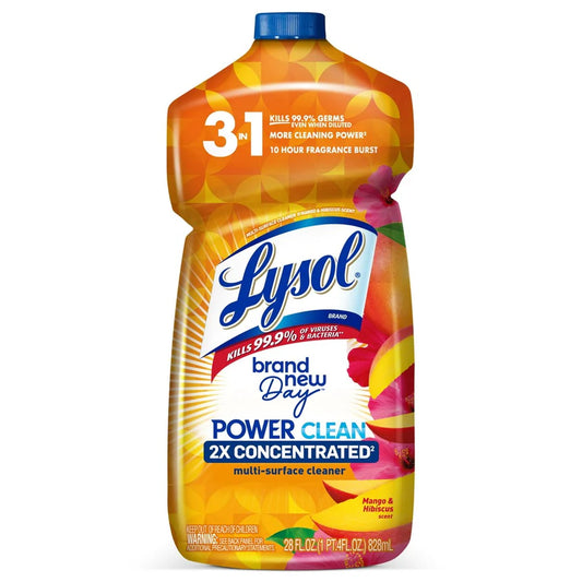 Lysol Multi-Surface Cleaner - Pourable Brand New Day Mango & Hibiscus - 28oz