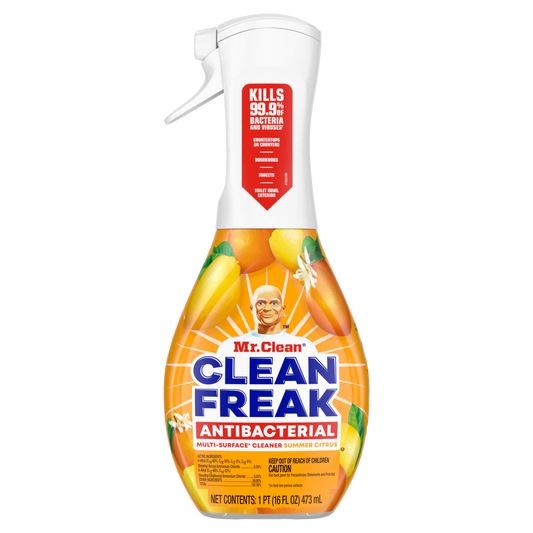 Mr. Clean Clean Freak All Purpose Cleaner Spray Multi-Surface Cleaning Ab Citrus - 16oz