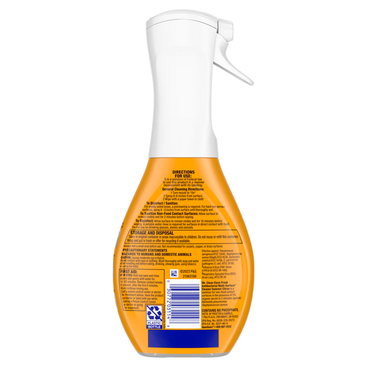 Mr. Clean Clean Freak All Purpose Cleaner Spray Multi-Surface Cleaning Ab Citrus - 16oz