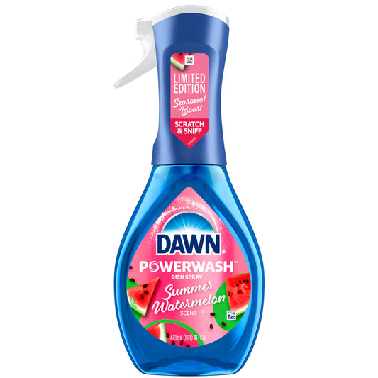 Dawn Powerwash Spray Dish Soap Dishwashing Liquid Summer Watermelon 1 Starter Kit - 16oz