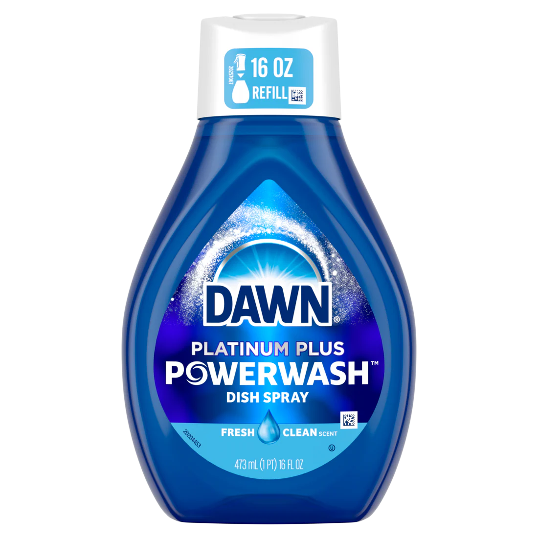 Dawn Powerwash Spray Dish Soap Dishwashing Liquid Fresh 1 Refill - 16oz