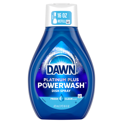 Dawn Powerwash Spray Dish Soap Dishwashing Liquid Fresh 1 Refill - 16oz