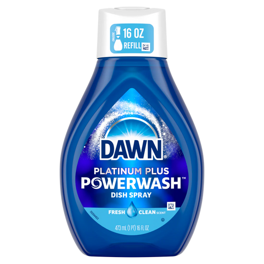 Dawn Powerwash Spray Dish Soap Dishwashing Liquid Fresh 1 Refill - 16oz