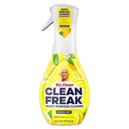 Mr. Clean Clean Freak All Purpose Cleaner Spray Multi-Surface Cleaning Lemon Zest Scent - 16oz