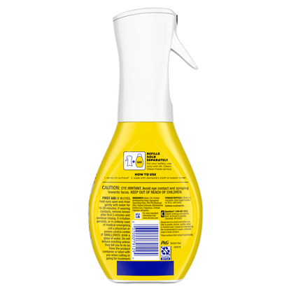 Mr. Clean Clean Freak All Purpose Cleaner Spray Multi-Surface Cleaning Lemon Zest Scent - 16oz