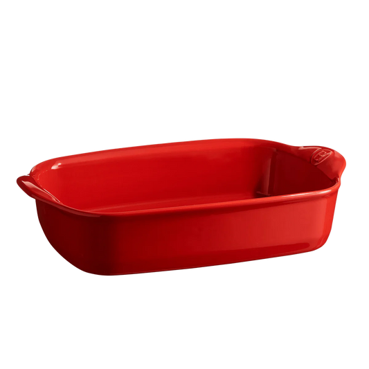EMILE HENRY France The Right Dish Rectangular Baker RED