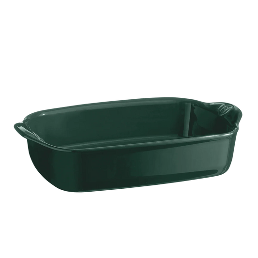 EMILE HENRY France The Right Dish Rectangular Baker Green