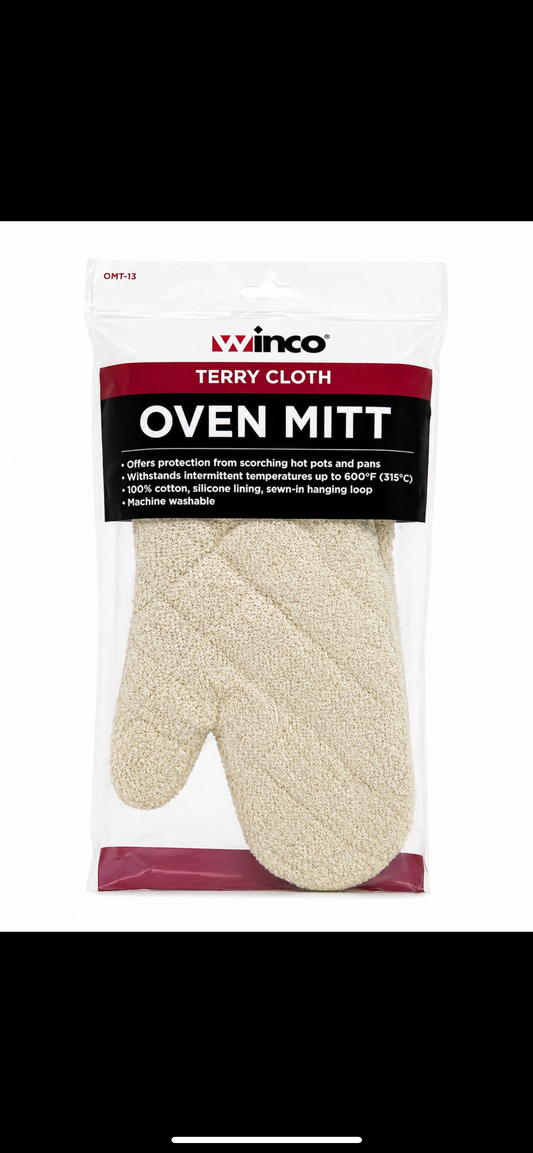 Oven mitt terry cloth ￼